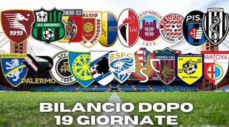 PAGELLONE SERIE B DOPO IL GIRONE D&#39;ANDATA! DISASTRO SAMPDORIA E PALERMO!