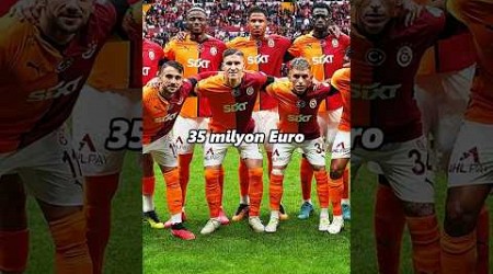 Galatasaray 4 futbolcudan 35 milyon Euro bekliyor #shorts #futbol #galatasaray