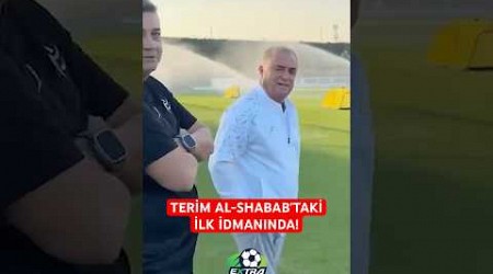 Fatih Terim, yeni takımı Al-Shabab&#39;ın başındaki ilk antrenmanına çıktı.