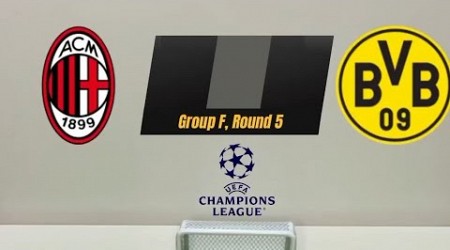 Ac Milan vs Dortmund Champions League