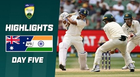 Australia v India 2024-25 | Fourth Test | Day Five