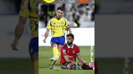 Injured CR7 Beats Bruno | Al Nassr VS Manchester United Imaginary Final | #ronaldo vs #garnacho