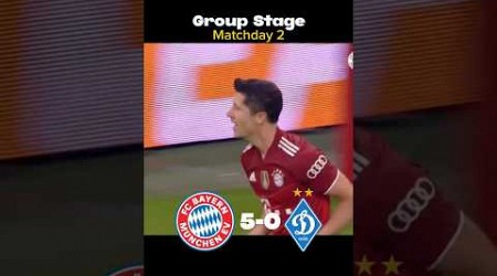 Bayern great run in Ucl 21/22 (hilarious lose from an underdog) #shorts