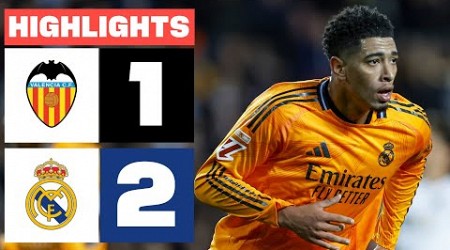 VALENCIA CF 1 - 2 REAL MADRID I RESUMEN LALIGA EA SPORTS