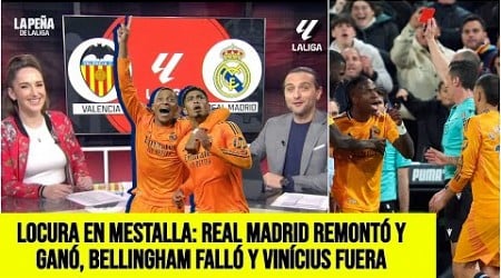 REAL MADRID logró AGÓNICO triunfo vs VALENCIA. VINÍCIUS EXPULSADO. Modric resolvió partido | La Peña