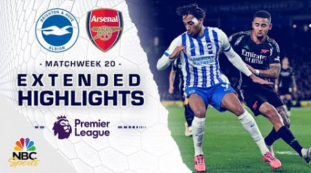 Brighton v. Arsenal | PREMIER LEAGUE HIGHLIGHTS | 1/4/2025 | NBC Sports