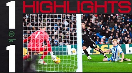 A battling draw | HIGHLIGHTS | Brighton &amp; Hove Albion vs Arsenal (1-1) | Nwaneri | Premier League