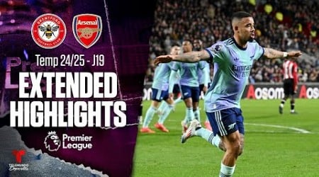 Brentford vs. Arsenal | Highlights Premier League | Jornada 19 | Telemundo Deportes