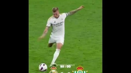 Kroos Last Game for Real Madrid 