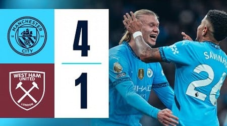 HIGHLIGHTS | MAN CITY 4 - 1 WEST HAM | City Overpower West Ham to Usher in 2025 in Winning Style