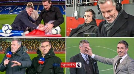 Jamie Carragher vs Gary Neville | The Liverpool vs Man Utd rivalry of Sky Sports! 