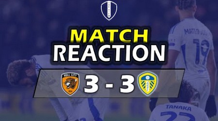 MATCH REACTION: Hull City 3-3 Leeds United . #lufc