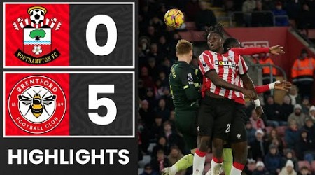 HIGHLIGHTS: Southampton 0-5 Brentford | Premier League