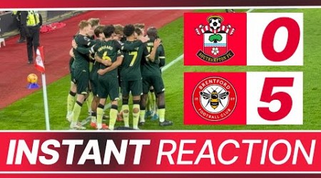 REACTION VIDEO Saints 0 - 5 BRENTFORD | Saints Thrashed