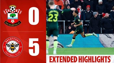 Kevin Schade Goal | Southampton vs Brentford 0-5 Highlights | Premier League 2024/25