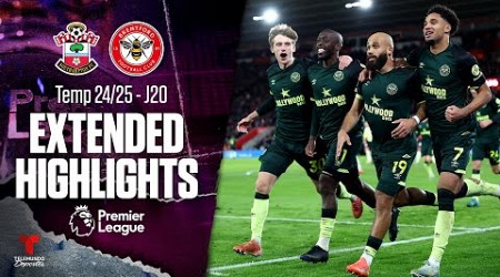 Southampton vs. Brentford | Highlights Premier League | Jornada 20 | Telemundo Deportes