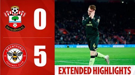 Southampton vs Brentford 0-5 Highlights | Premier League - 2024/2025