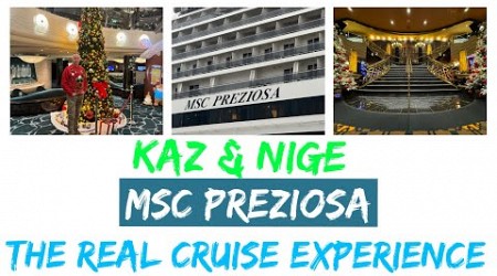 Kaz &amp; Nige Northern Europe December Cruise on MSC Preziosa from Southampton