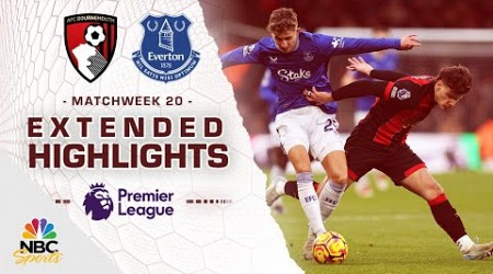 Bournemouth v. Everton | PREMIER LEAGUE HIGHLIGHTS | 1/4/2025 | NBC Sports