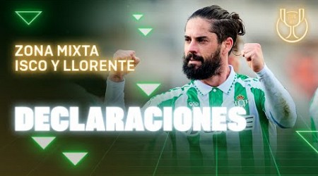 Zona Mixta de Isco y Diego Llorente tras el #HuescaRealBetis 