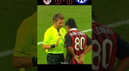 Milan VS Inter | 4-0 | serie 2009 | bad day for Ronaldinho 