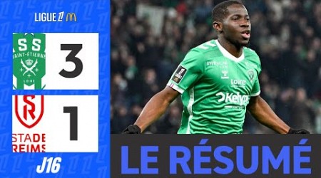 Saint Etienne Reims | 3-1 | Le Résumé | Ligue 1 McDonald&#39;s 2024-25 | asse reims