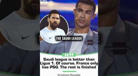 FRENCH LEAGUE RESPONDS BACK AT CRISTIANO RONALDOS SPEECH ABOUT LIGUE 1