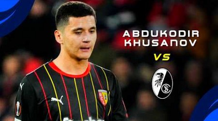 Abdukodir Khusanov vs SC Freiburg | How did Khusanov perform in the Europa League match?