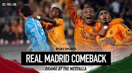 Last- Minute Magic: Real Madrid&#39;s Dramatic 2-1 Comeback | Scoreline | CBS Sports Golazo