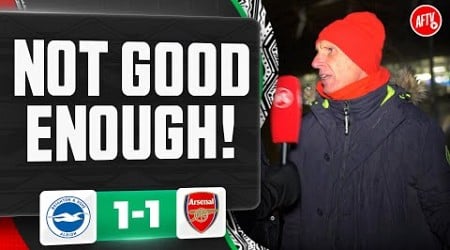 NOT GOOD ENOUGH! (Lee Judges) | Brighton 1-1 Arsenal