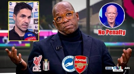 Brighton vs Arsenal 1-1 Ian Wright Go Angry 