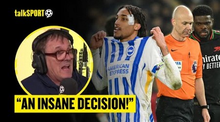 &quot;INSANITY In Football!&quot; Tony Cascarino INSISTS A Clash Of Heads Is NEVER A Penalty!