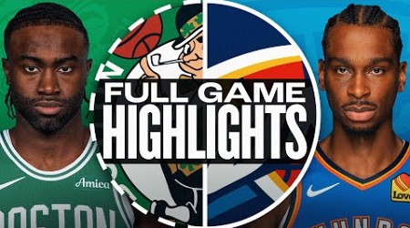 CELTICS at THUNDER | FULL GAME HIGHLIGHTS | January 5, 2025