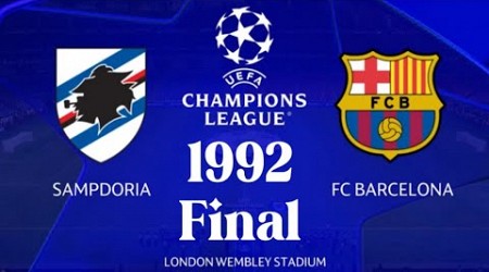 UCL FINALS ARCHIVE: 1992 Final in FC 25 - Sampdoria v Barcelona