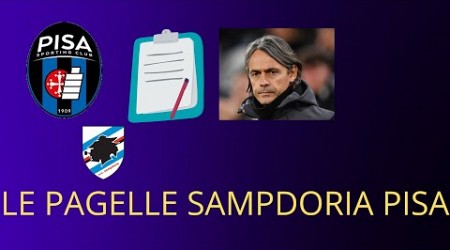 LE PAGELLE DI SAMPDORIA PISA