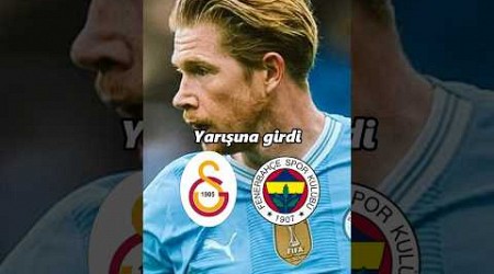 Kevin De Bruyne için Galatasaray ve Fenerbahçe yarışa girdi #shorts #futbol #kevindebruyne