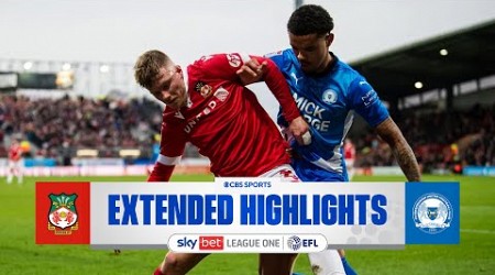 Wrexham vs. Peterborough United: Extended Highlights | EFL League One | CBS Sports Golazo