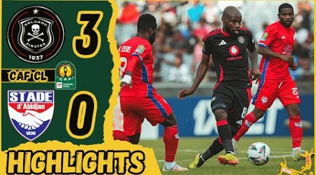 Orlando Pirates vs Stade d&#39;Abidjan Goals &amp; Extended Highlights| CAF Champions League 2024/25