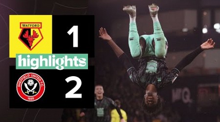 Watford 1-2 Sheffield United | EFL Championship highlights