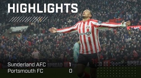 Wilson Isidor Scores Again | Sunderland AFC 1 - 0 Portsmouth FC | EFL Championship Highlights