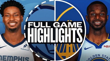 GRIZZLIES at WARRIORS | FULL GAME HIGHLIGHTS | January 4, 2025