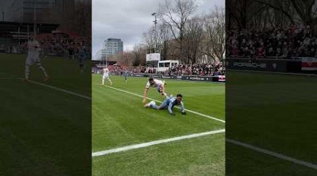 Behind the goal at VfB Stuttgart vs. Ajax! 