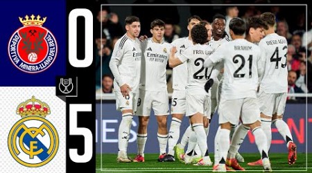 HIGHLIGHTS | Deportiva Minera 0-5 Real Madrid | Copa del Rey 2024/25