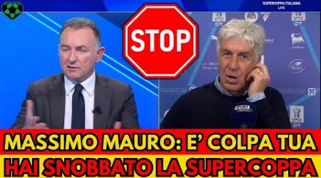 Massimo Mauro asfalta Gasperini: Hai snobbato la supercoppa e hai perso amaramente! È colpa tua..