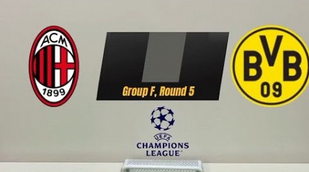 AC Milan vs Dortmund Champions League