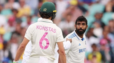 Bumrah fires up with final-ball wicket in spicy ending | Australia v India 2024-25