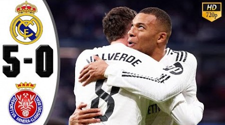 Real Madrid vs Dep Minera 5-0 Highlights &amp; All Goals 