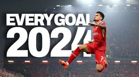 Every Liverpool FC goal from 2024! Wembley winner, free-kicks, late goals!