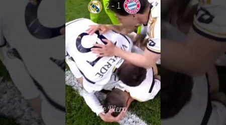 Real Madrid 2-1 Bayern Munich, Demi finale LDC 2024 #vinicius #joselu #ancelotti #championsleague