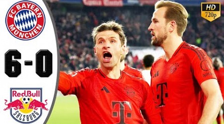 Bayern Munich vs Salzburg 6-0 Highlights &amp; All Goals 2025 HD